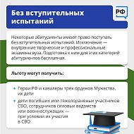 Поступление в вуз и колледж: льготы для участников СВО и их детей 