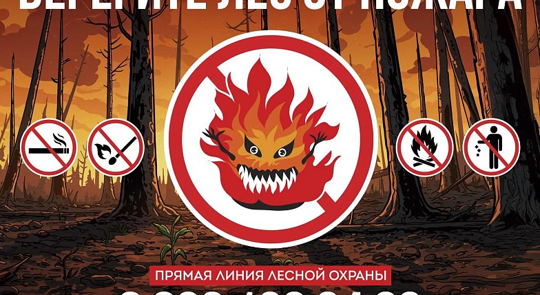 Причина 90% лесных пожаров — результат действий человека