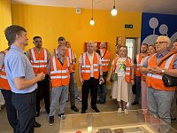 Участники региональной программы «Наши герои» познакомились с производственным процессом на швейной фабрике  